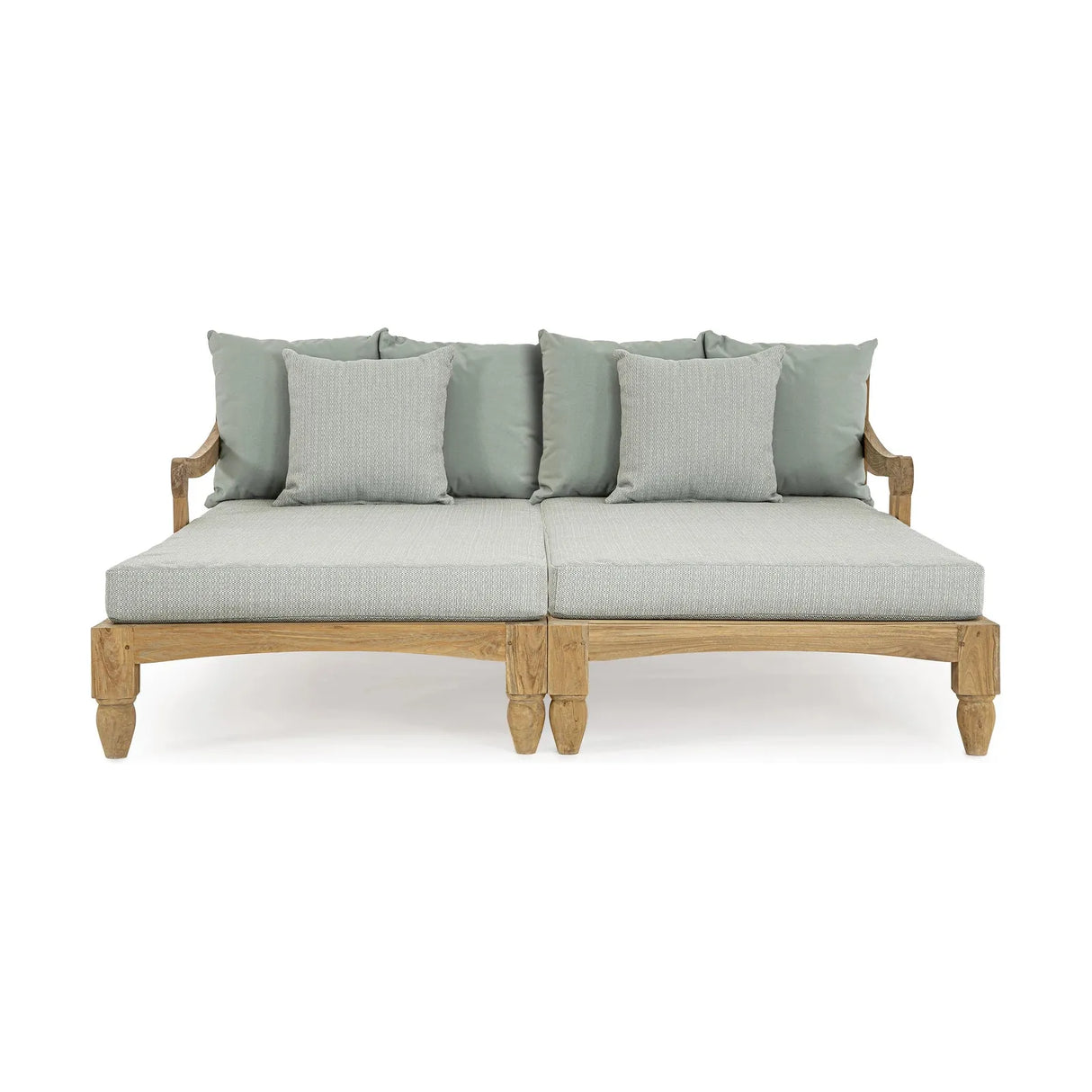 Bali Aqua Daybed Set 2 mit Kissen - FSC - ZEN ZONE Furniture