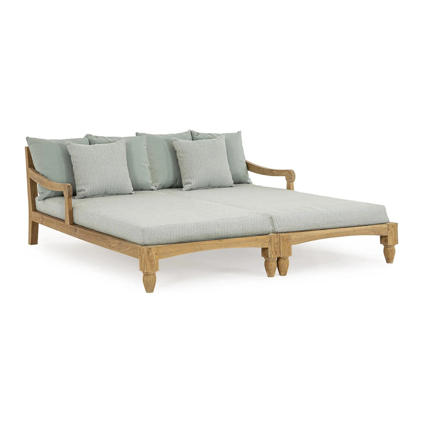 Bali Aqua Daybed Set 2 mit Kissen - FSC - ZEN ZONE Furniture