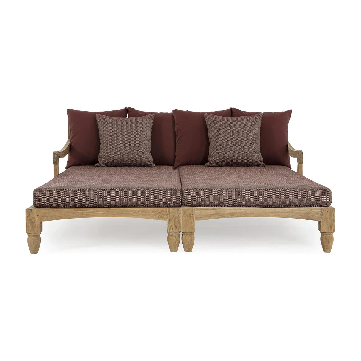 Bali Wein Daybed Set 2 mit Kissen - FSC - ZEN ZONE Furniture