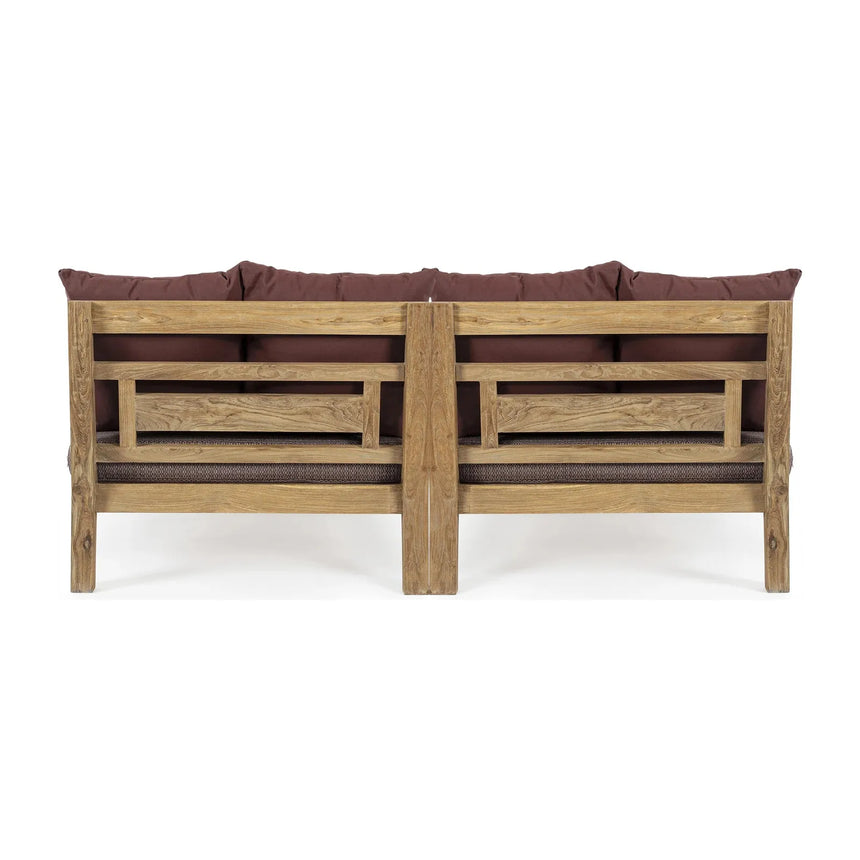 Bali Wein Daybed Set 2 mit Kissen - FSC - ZEN ZONE Furniture