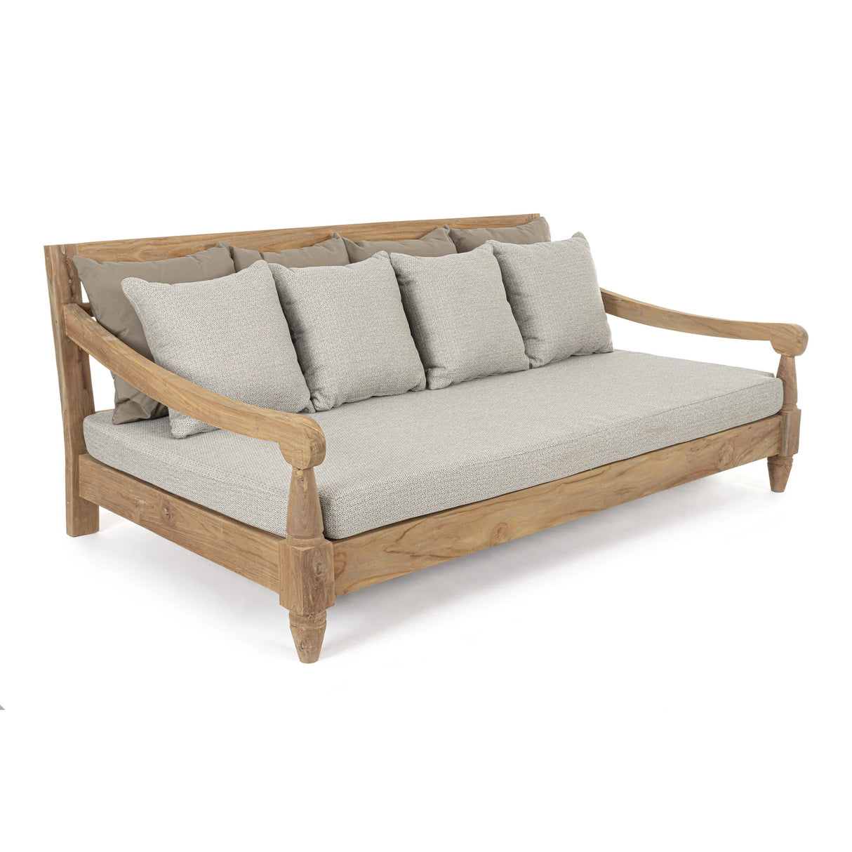 Outdoor Daybed mit Kissen Bali Natural - FSC - ZEN ZONE Furniture