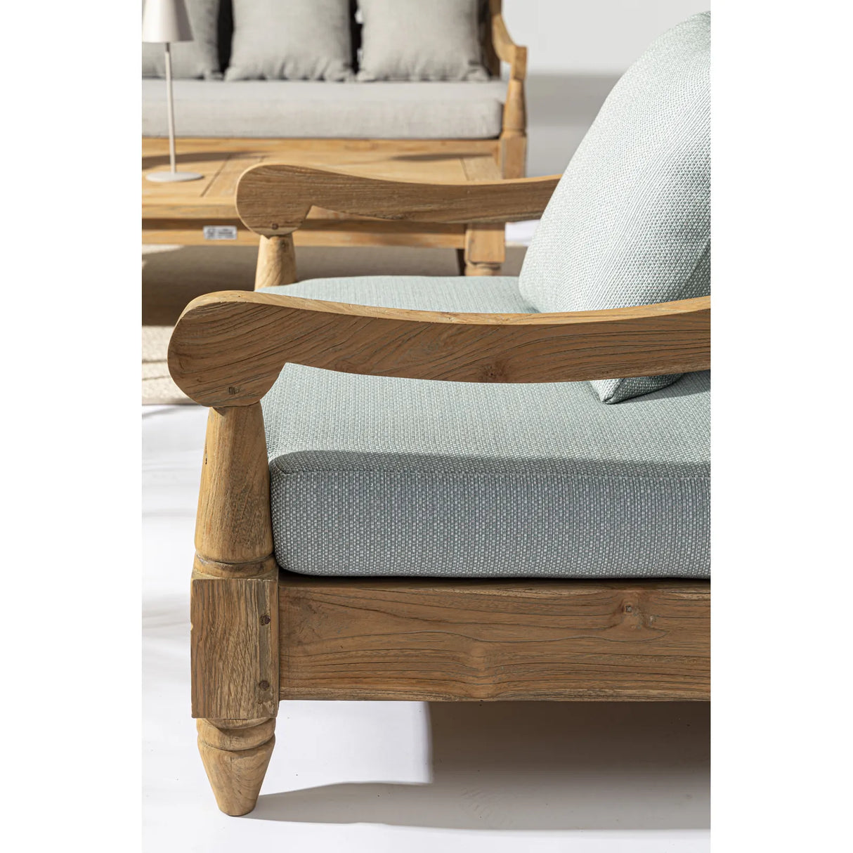 Outdoor Sessel mit Kissen Bali Aqua - FSC - ZEN ZONE Furniture
