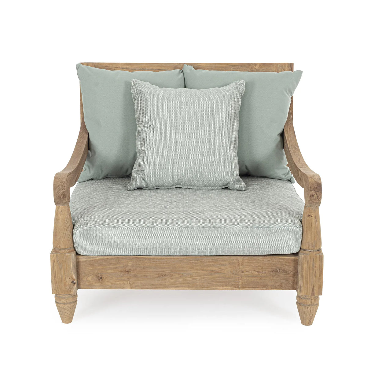 Outdoor Sessel mit Kissen Bali Aqua - FSC - ZEN ZONE Furniture
