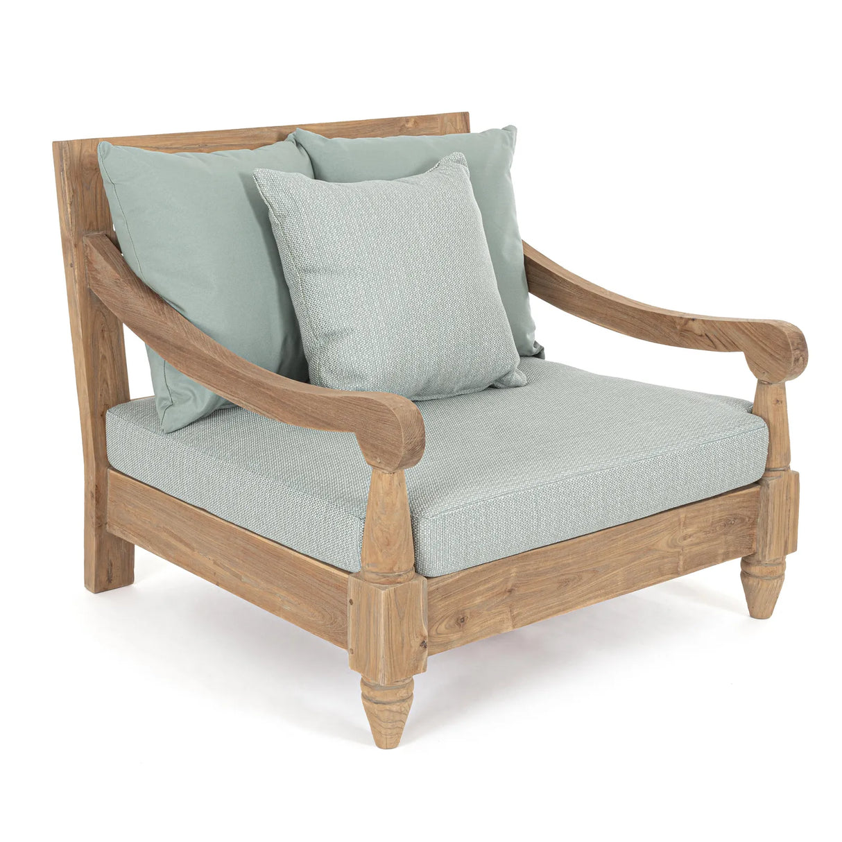Outdoor Sessel mit Kissen Bali Aqua - FSC - ZEN ZONE Furniture