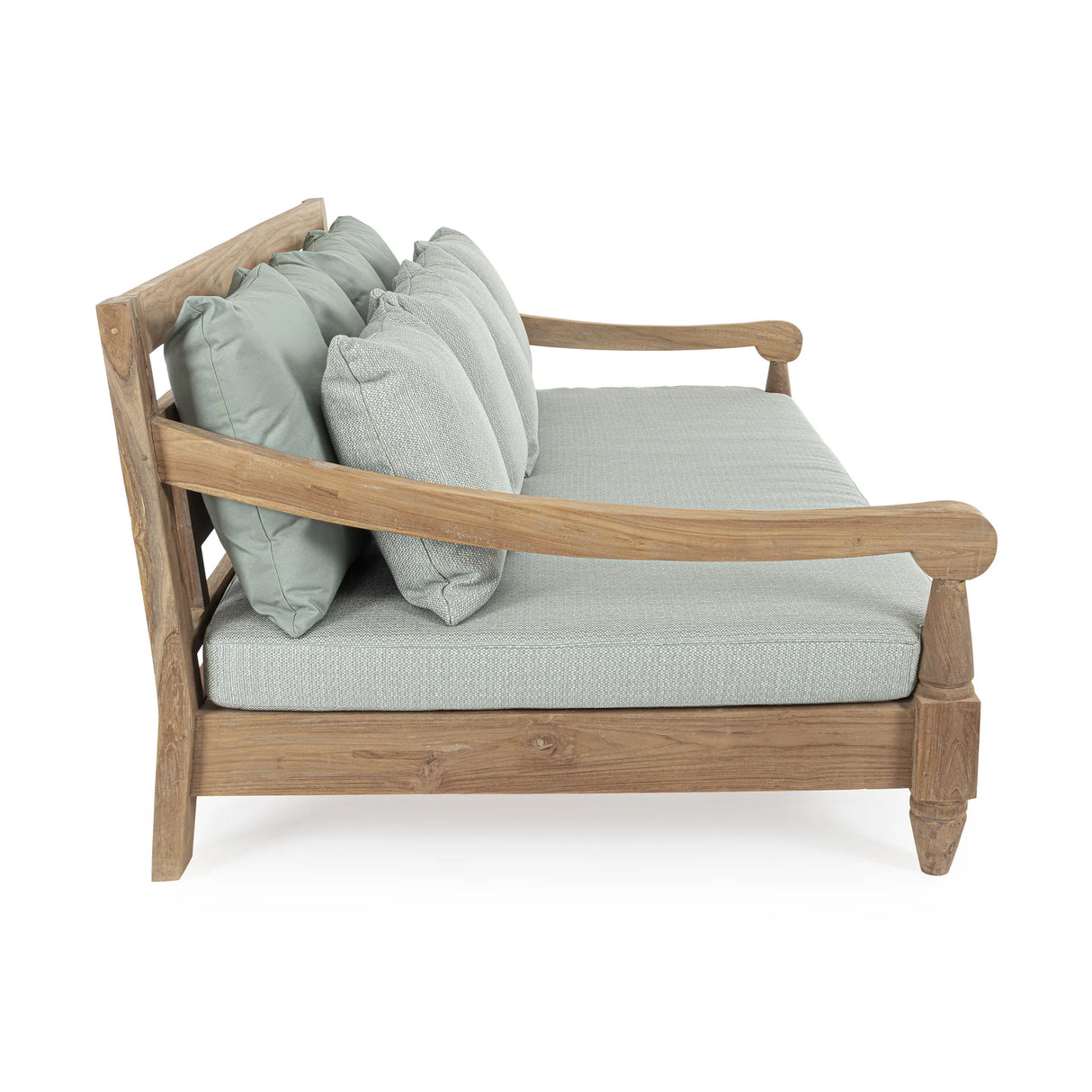 Outdoor Daybed mit Kissen Bali Aqua - FSC - ZEN ZONE Furniture
