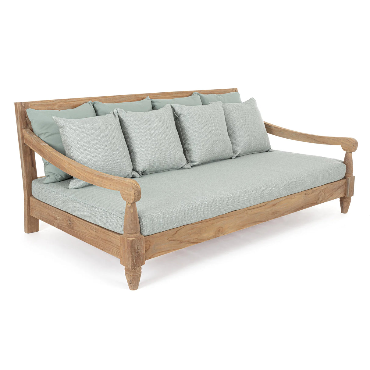 Outdoor Daybed mit Kissen Bali Aqua - FSC - ZEN ZONE Furniture