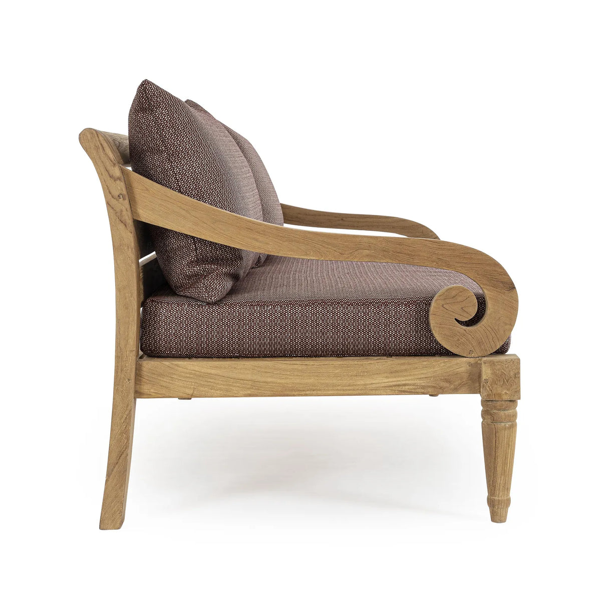 Garten-Sofa 2 bis 3-Sitzer mit Kissen Karuba Wine - FSC - ZEN ZONE Furniture