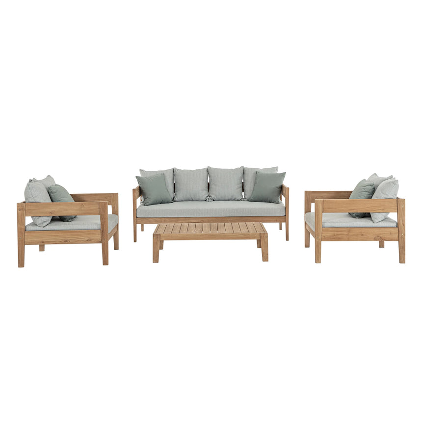 Outdoor Sessel mit Kissen Kobo Aqua - FSC - ZEN ZONE Furniture