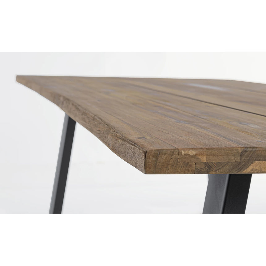 Gartentisch Anthrazit-Natural 200x100 FSC Oslo - ZEN ZONE Furniture