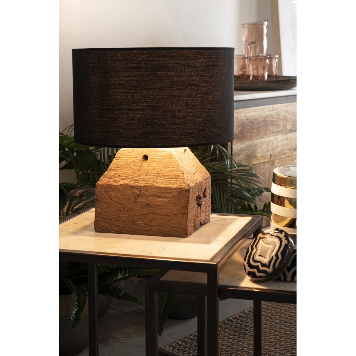 Tischlampe Lumen Schwarz Höhe 40cm - ZEN ZONE Furniture