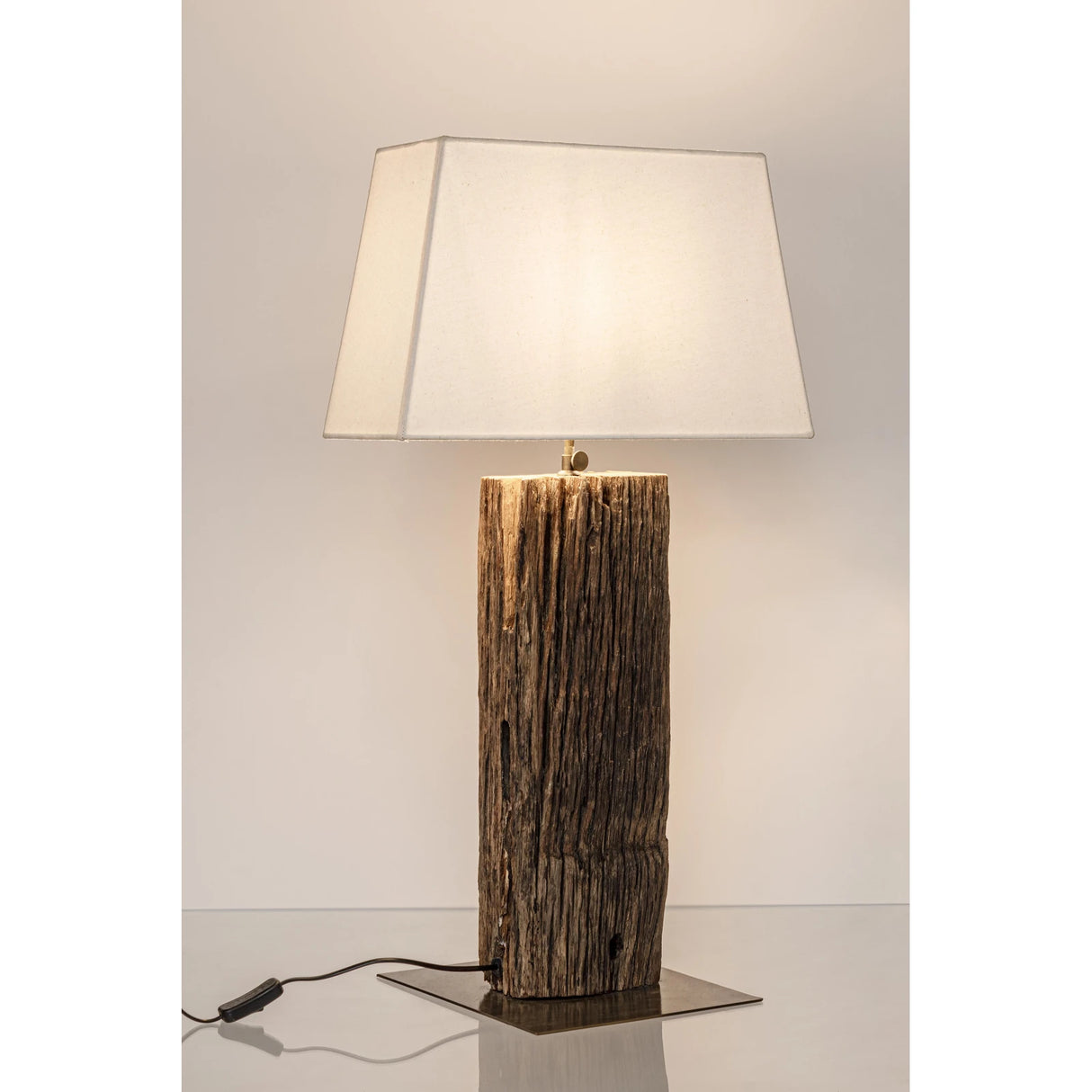 Tischlampe Hugo Messing-Weiß Höhe 85cm - ZEN ZONE Furniture