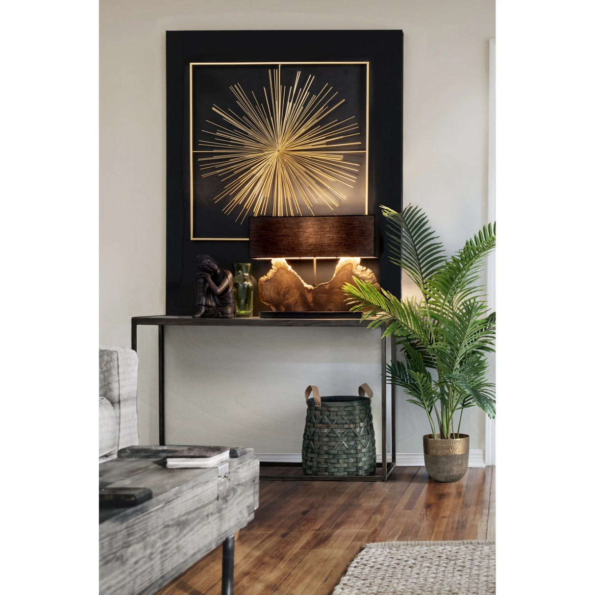 Tischlampe Naga Schwarz Höhe 55cm - ZEN ZONE Furniture