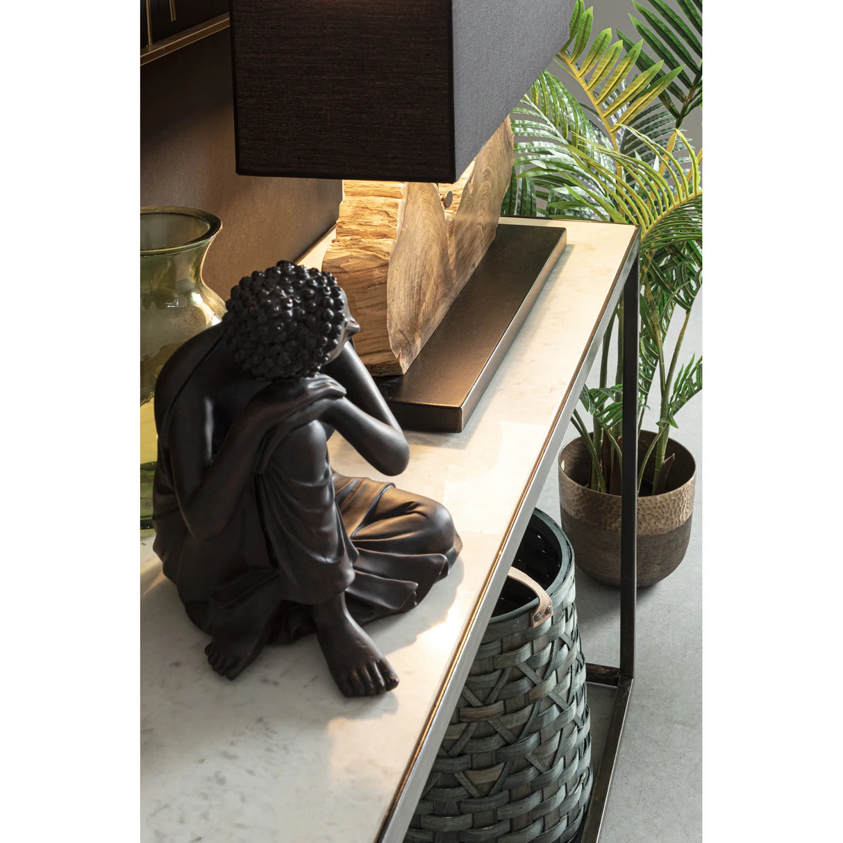 Tischlampe Naga Schwarz Höhe 55cm - ZEN ZONE Furniture