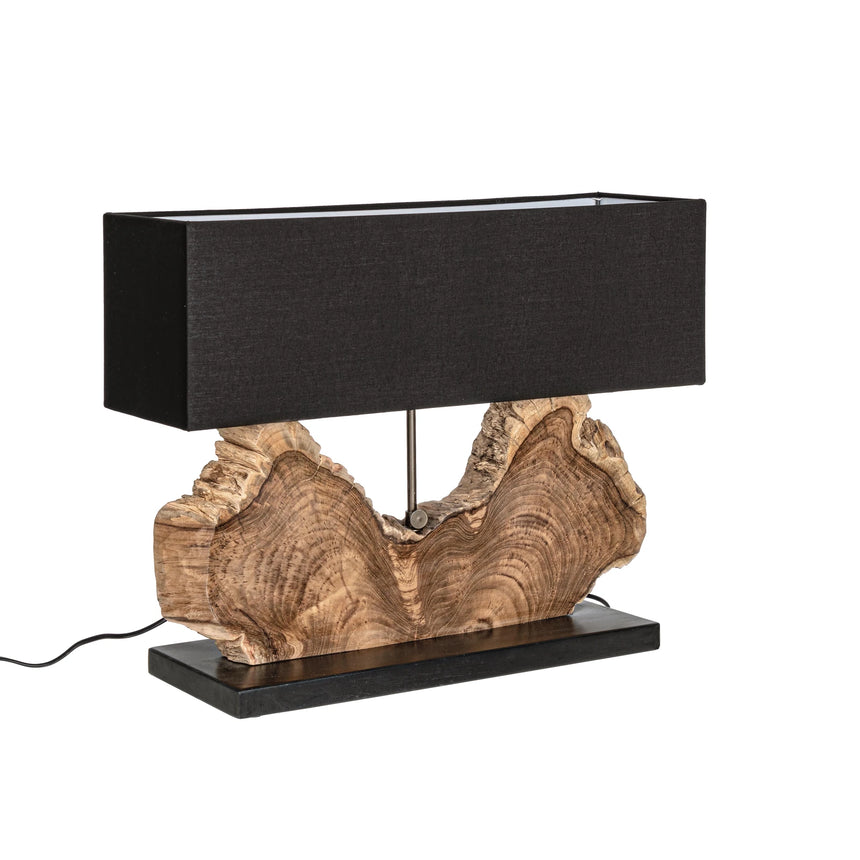 Tischlampe Naga Schwarz Höhe 55cm - ZEN ZONE Furniture