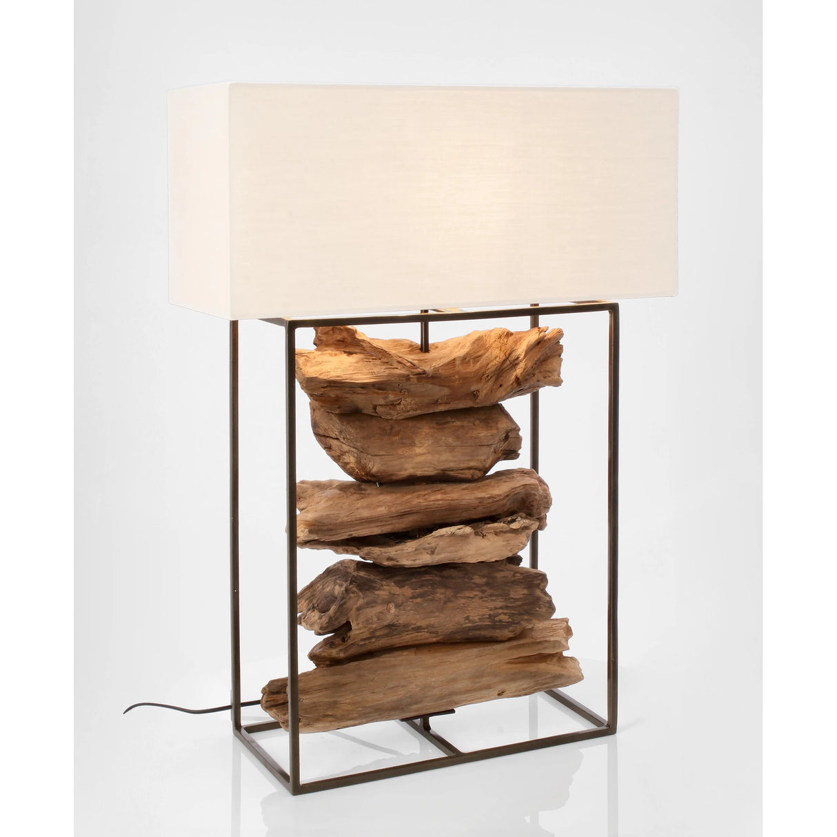 Tischlampe Kubi Weiß Höhe 76cm - ZEN ZONE Furniture