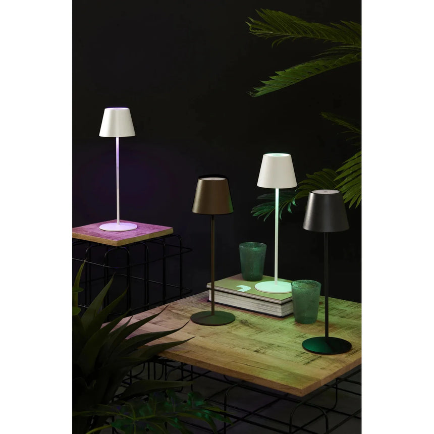 Etna Tischlampe Multicolor LED Weiss Höhe 38 cm - ZEN ZONE Furniture