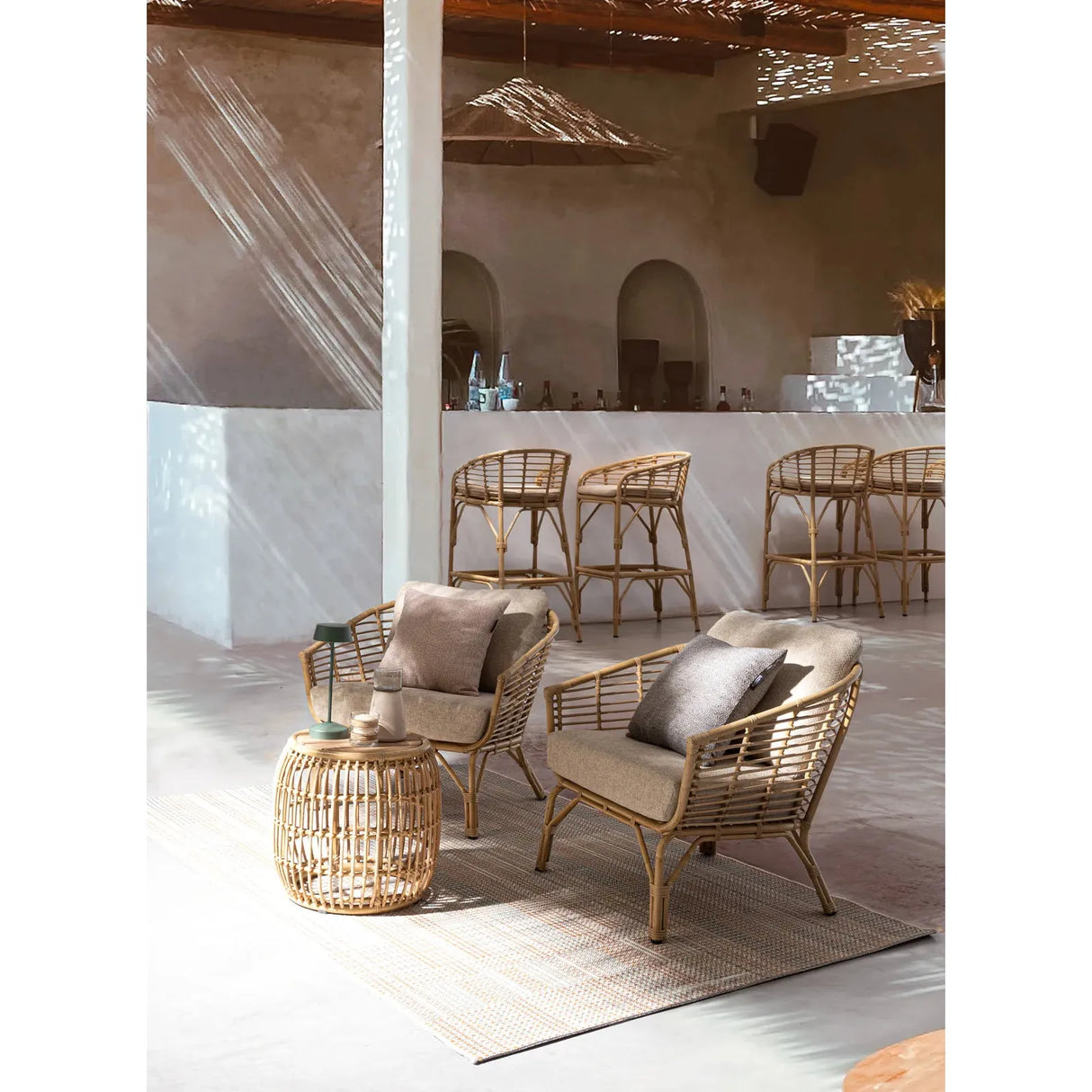 Esprit Tischlampe Grün Led Höhe 33 cm - ZEN ZONE Furniture