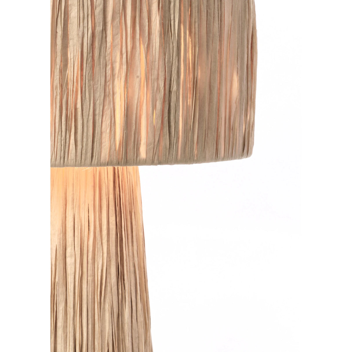 Tischlampe Kanda Natur Höhe 38cm - ZEN ZONE Furniture