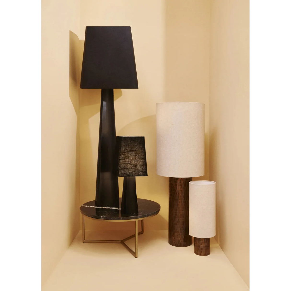 Bihar Braun Stehleuchte 122 cm hoch - ZEN ZONE Furniture