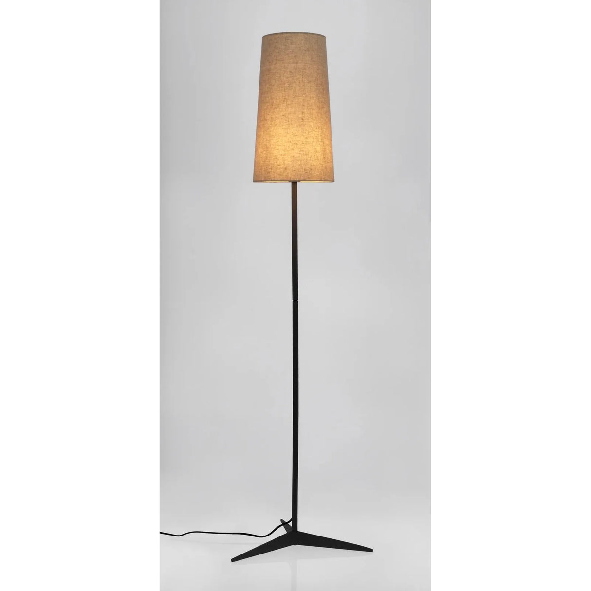 Assam Stehleuchte Schwarz Beige Höhe 166 cm - ZEN ZONE Furniture