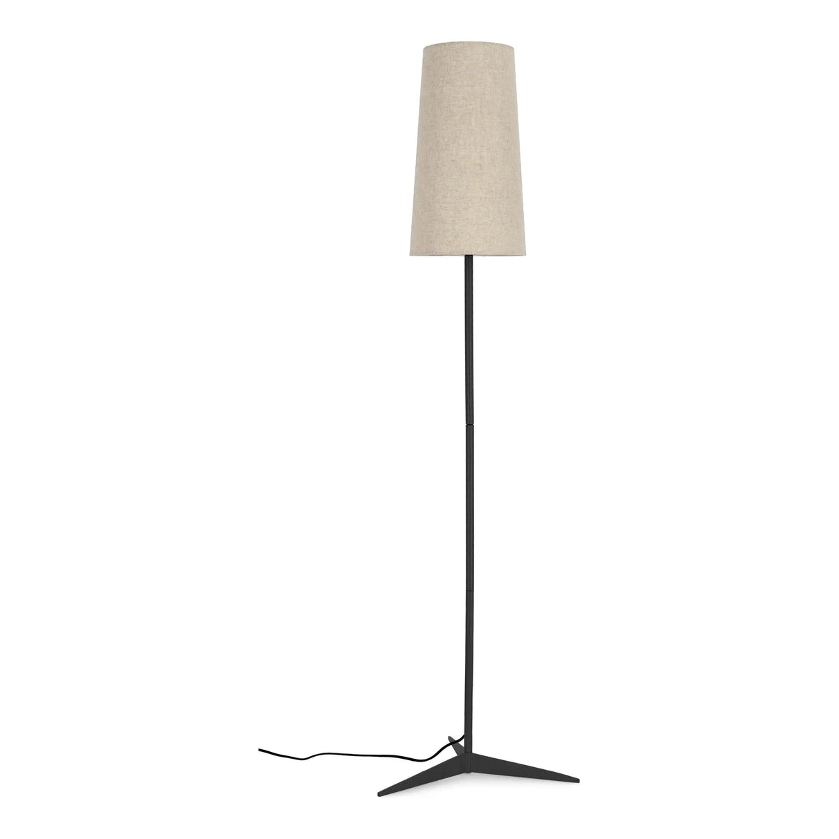 Assam Stehleuchte Schwarz Beige Höhe 166 cm - ZEN ZONE Furniture