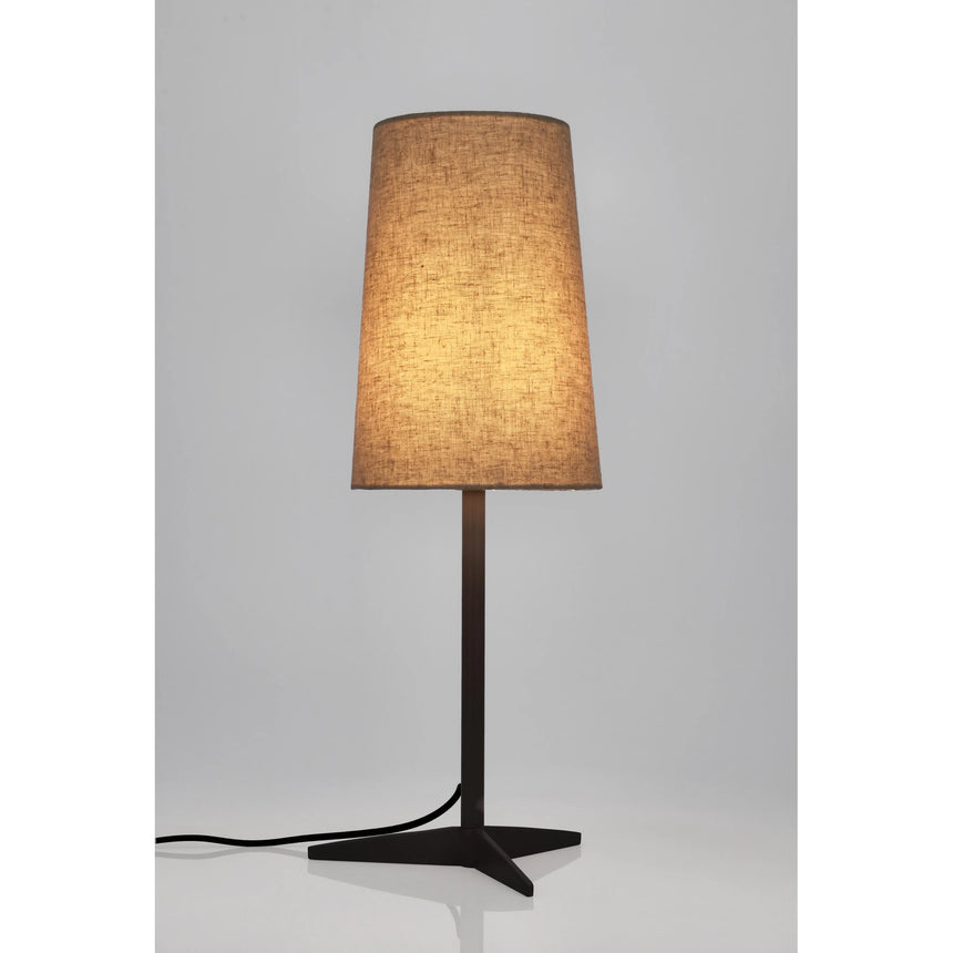 Tischleuchte Assam Schwarz-Beige Höhe 60cm - ZEN ZONE Furniture