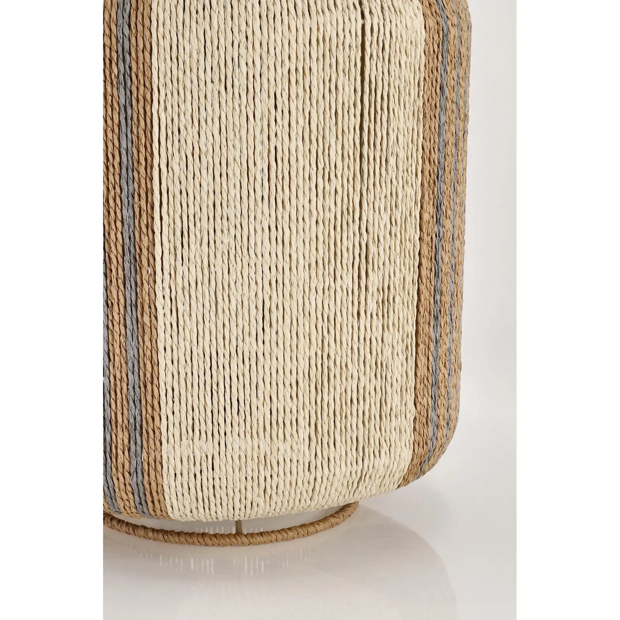 Tischleuchte Mali Beige Grau Durchmesser 34cm - ZEN ZONE Furniture