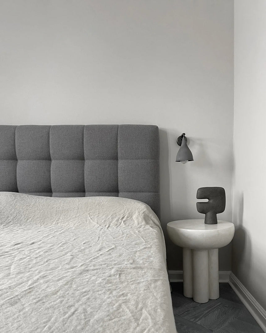 Beistelltisch Crown aus Faserbeton in Bone White, Hoch von 101 Copenhagen – Bild 4