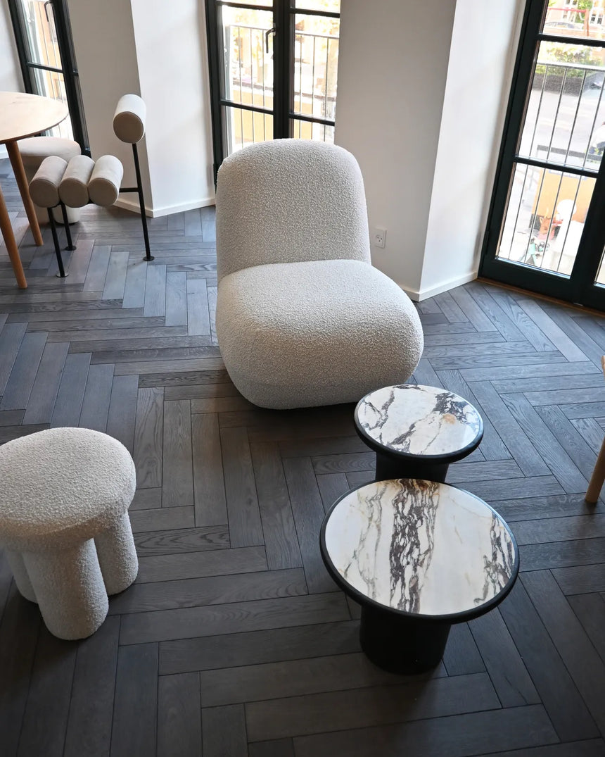 Beistelltisch Trumpet aus Faserbeton, Marmor oder Glas, Hoch von 101 Copenhagen – Bild 4