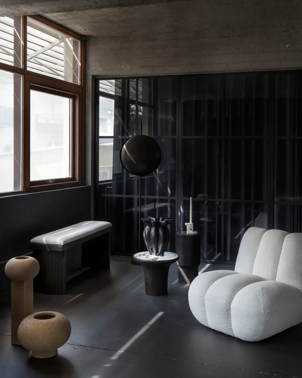 Beistelltisch Trumpet aus Faserbeton, Marmor oder Glas, Niedrig von 101 Copenhagen – Bild 6