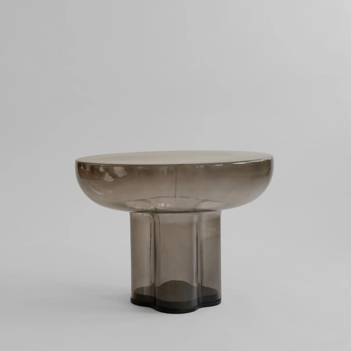 Couchtisch Crown aus Glas in Smoked Forest, Niedrig von 101 Copenhagen – Bild 1