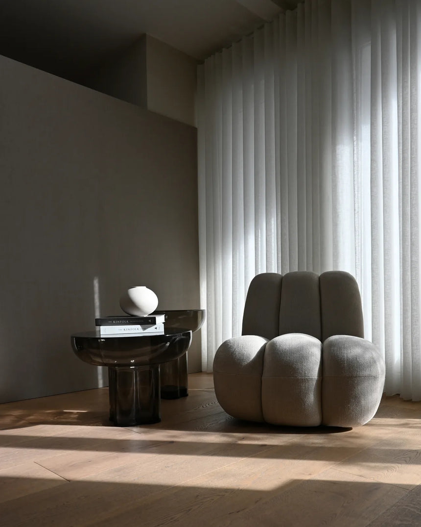 Couchtisch Crown aus Glas in Smoked Forest, Niedrig von 101 Copenhagen – Bild 4