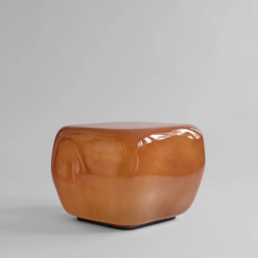 Couchtisch Ishi aus Glas in Caramel, Medio von 101 Copenhagen – Bild 1
