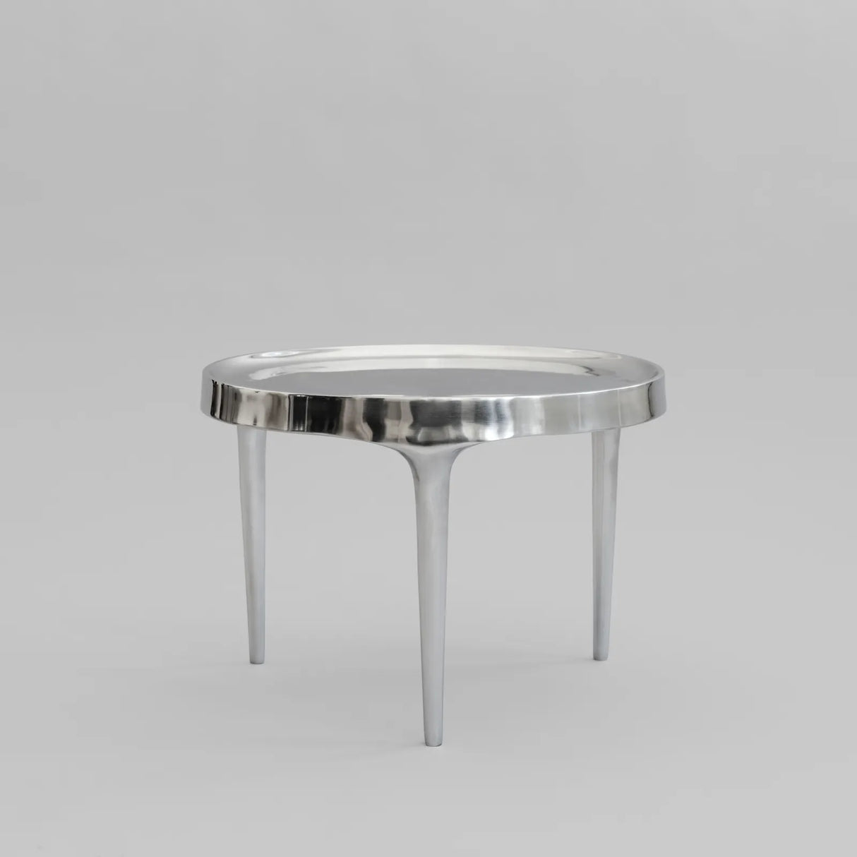Couchtisch Phantom aus Metall in Chrom, Niedrig von 101 Copenhagen – Bild 1