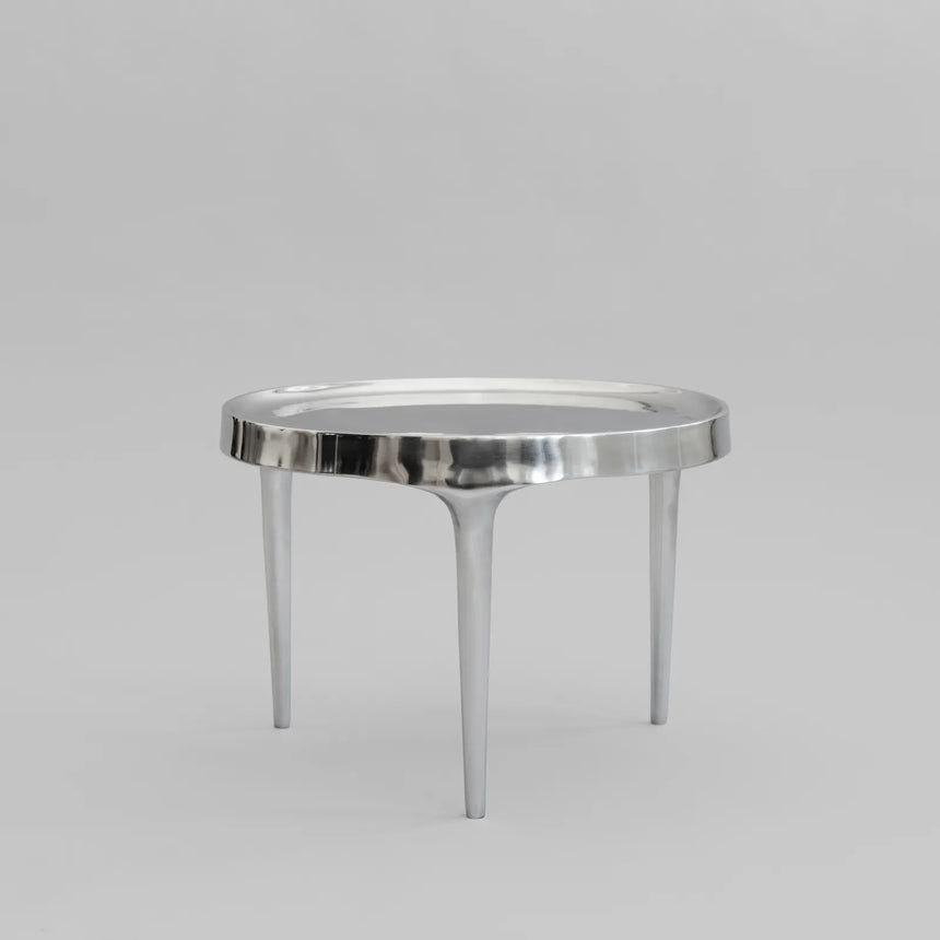 Couchtisch Phantom aus Metall in Chrom, Niedrig von 101 Copenhagen – Bild 1