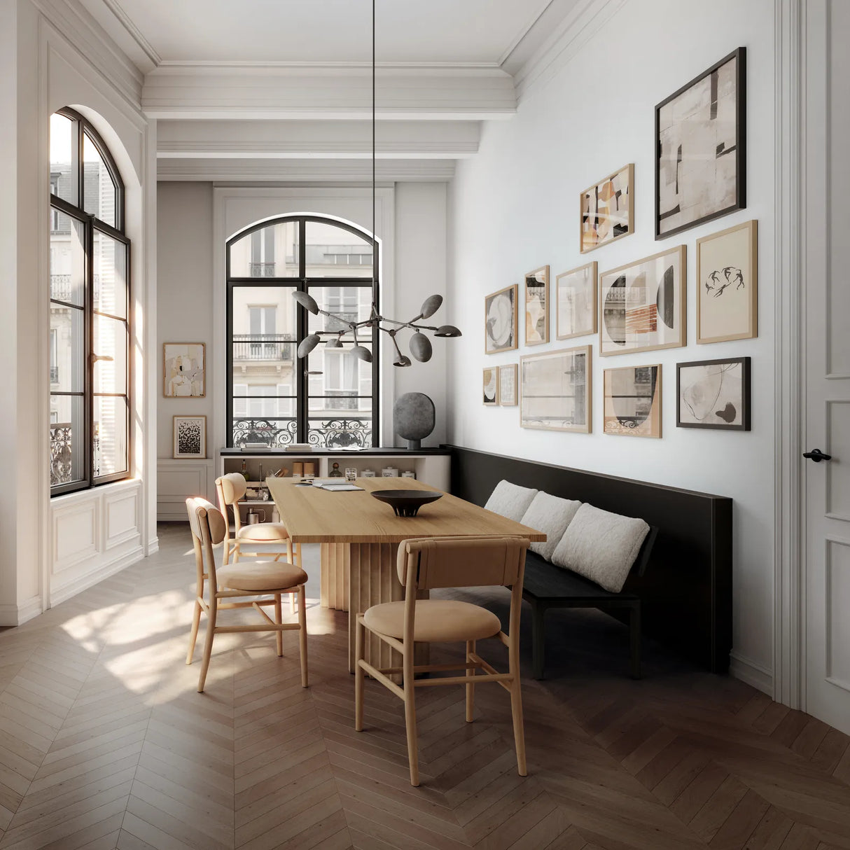 Essstuhl Nama aus Eiche, mit verschiedenen Polsterungen von 101 Copenhagen – Bild 2