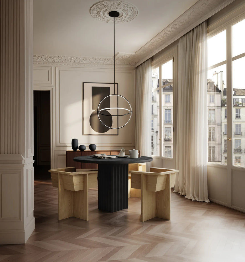 Esstisch Arc aus Eiche in Coffee Black, Ø120 cm von 101 Copenhagen – Bild 4