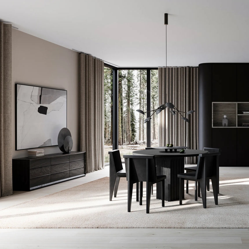 Esstisch Arc aus Eiche in Coffee Black, Ø120 cm von 101 Copenhagen – Bild 6