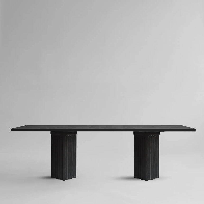 Esstisch Arc aus Massivholz Eiche in Coffee Black, 250×100×74 cm von 101 Copenhagen – Bild 1