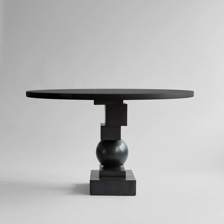 Esstisch Artist aus Eiche in Coffee Black, Ø120 cm von 101 Copenhagen – Bild 11