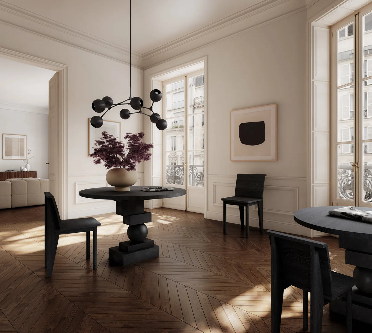 Esstisch Artist aus Eiche in Coffee Black, Ø120 cm von 101 Copenhagen – Bild 2