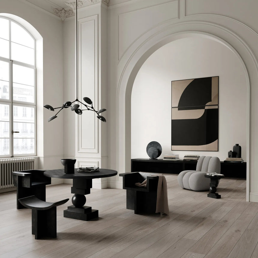 Esstisch Artist aus Eiche in Coffee Black, Ø120 cm von 101 Copenhagen – Bild 3