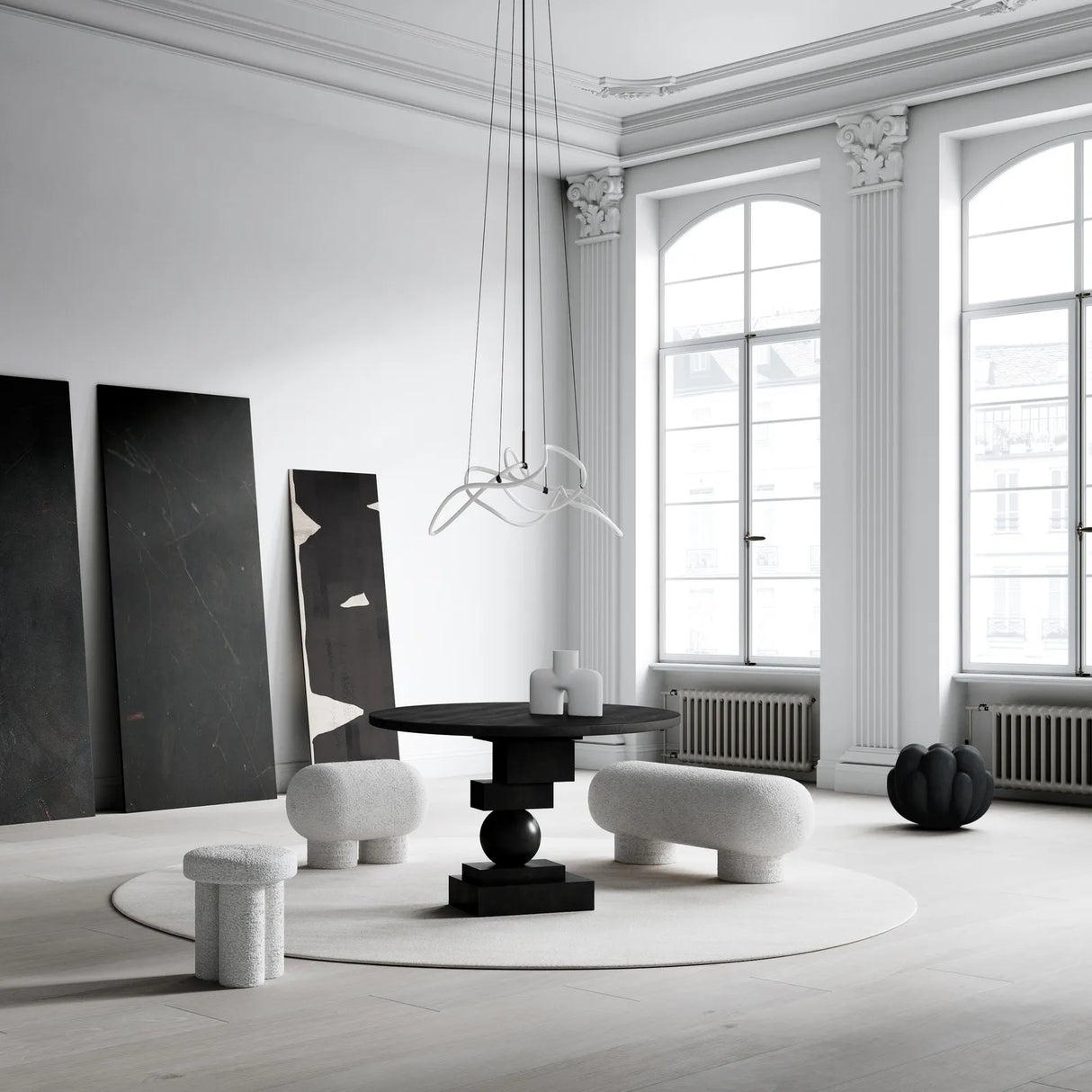 Esstisch Artist aus Eiche in Coffee Black, Ø120 cm von 101 Copenhagen – Bild 8