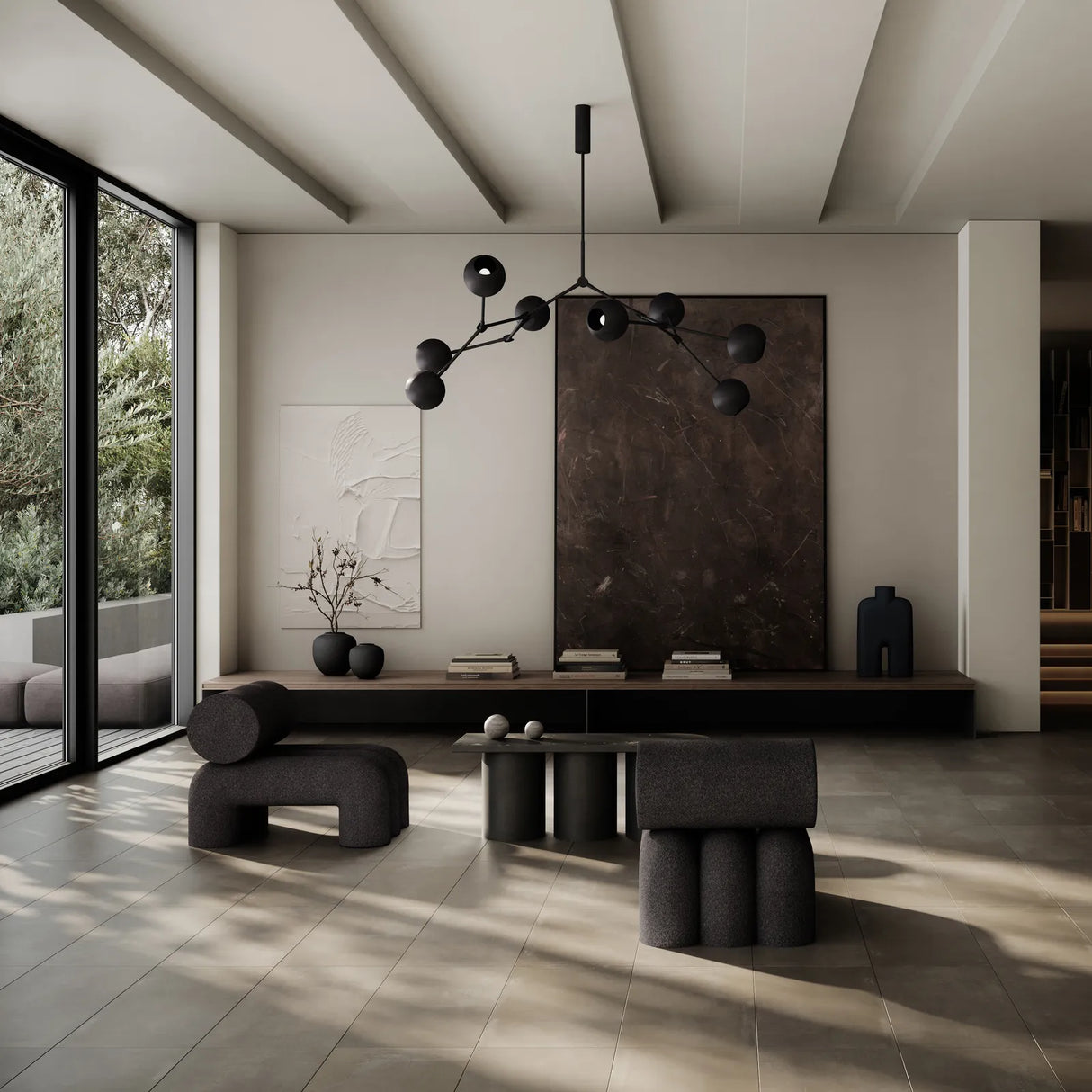 Sessel Foku aus Bouclé in Deep Taupe von 101 Copenhagen – Bild 2