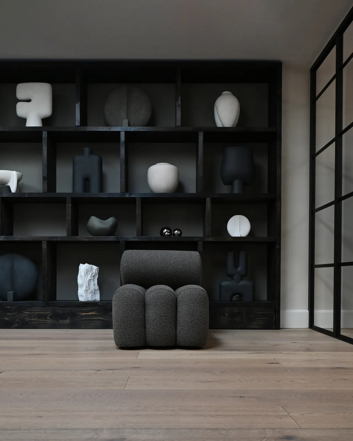 Sessel Foku aus Bouclé in Deep Taupe von 101 Copenhagen – Bild 6