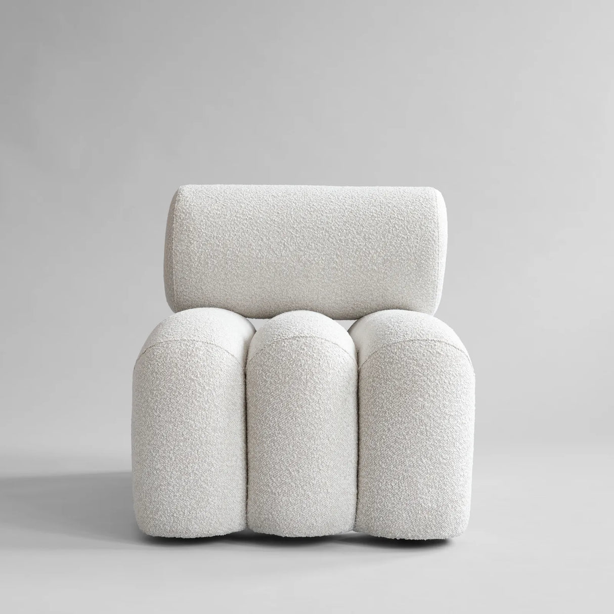 Sessel Foku aus Bouclé in Off White von 101 Copenhagen – Bild 1