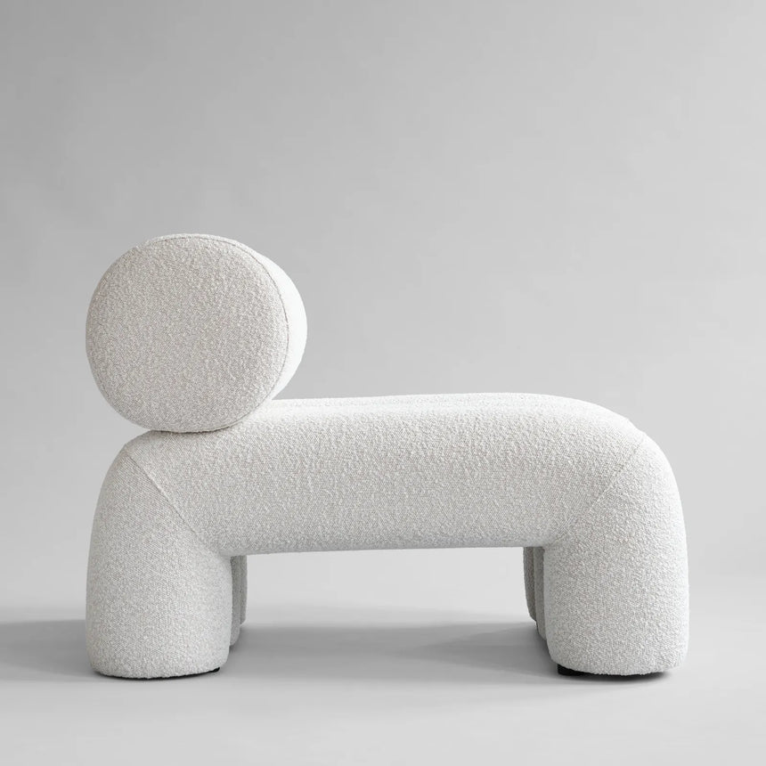 Sessel Foku aus Bouclé in Off White von 101 Copenhagen – Bild 14