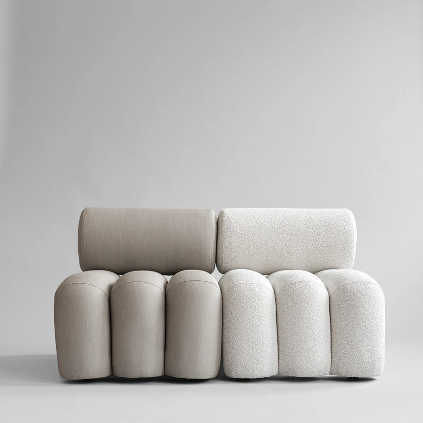 Sessel Foku aus Bouclé in Off White von 101 Copenhagen – Bild 18