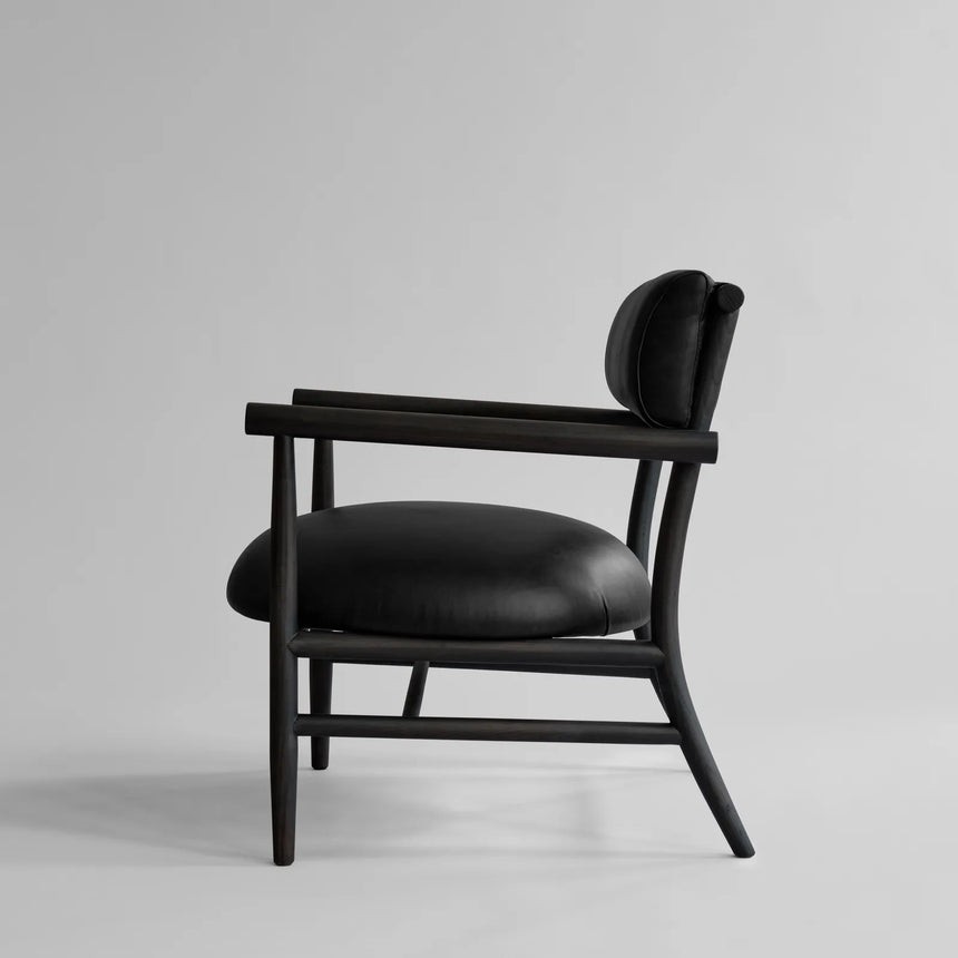 Sessel Nama aus Eiche und Anilinleder in Schwarz von 101 Copenhagen – Bild 6