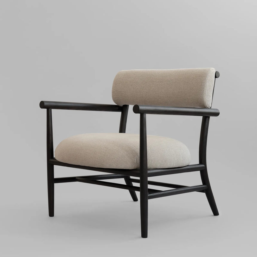 Sessel Nama aus Eiche und Leinen in Sand von 101 Copenhagen – Bild 3